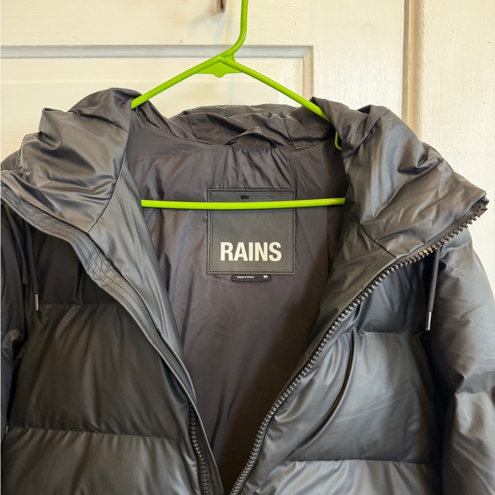 Rains Alta Long Puffer String Black M - Picture 4 of 4